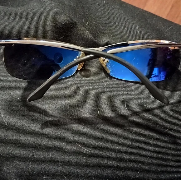 RAY BAN ITALY RB3186 63[]15 014/73 SLEEK BROWN HALF RIMLESS WRAP